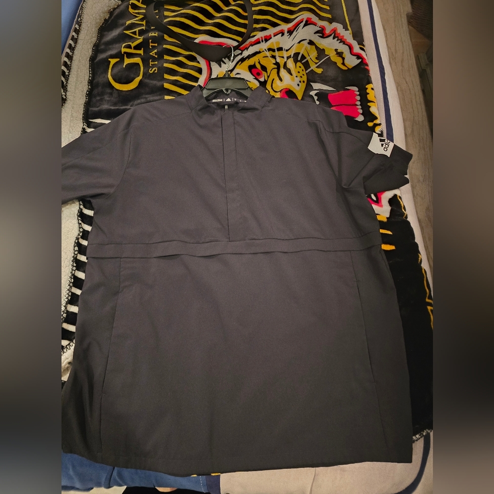 Adidas short sleeve coaching jacket